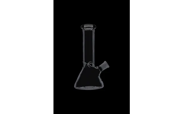Glass Beaker Base Ice Bong With Colored Mouthpiece