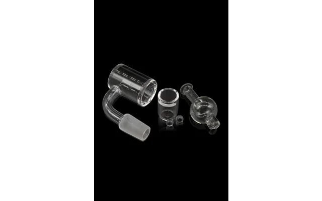 Glasshouse Flat Top Quartz Banger - Fire Set