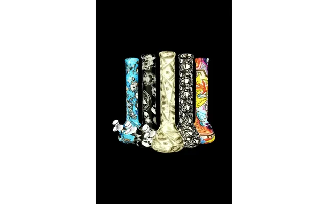 Glow In The Dark Silicone Beaker Bong