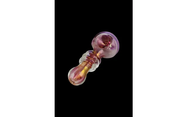 Gold Fumed Glass Spoon Pipe - Jetson