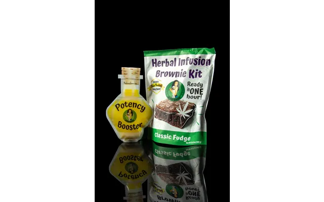 Green Queen Herbal Infusion Brownie Kit With Potency Booster