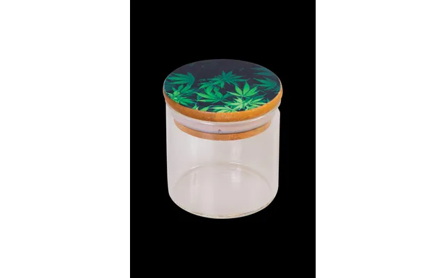 Hemp Design Glass Storage Jar - 6 Pack