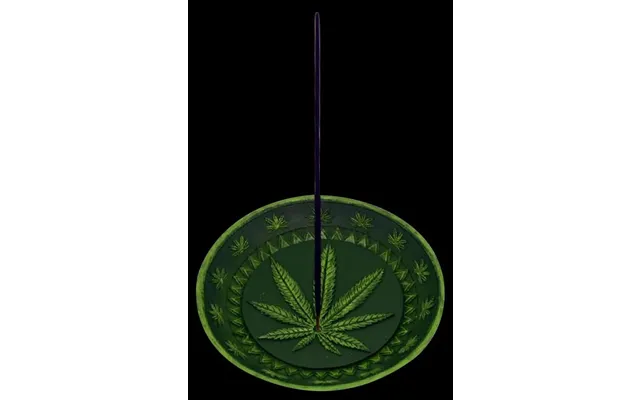 Hemp Leaf Dish Incense Burner