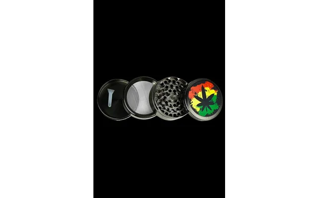 Hemp Leaf Metal Grinders - 6 Pack