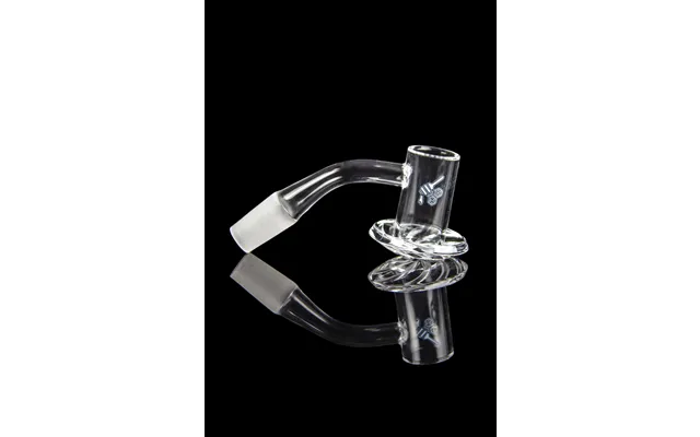 Honeybee Herb Beehive Quartz Banger - Yellow Line