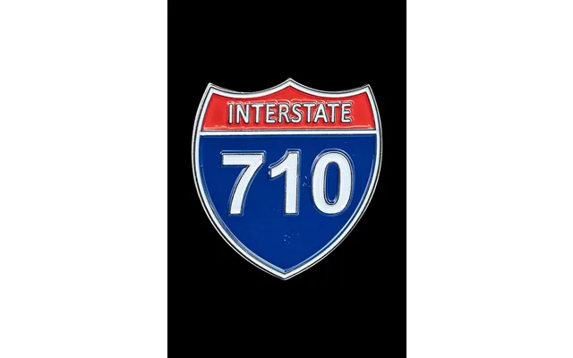 Interstate 710 Metal Pin