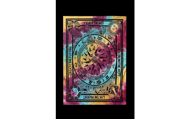 Life Cycles Tie Dye Tapestry