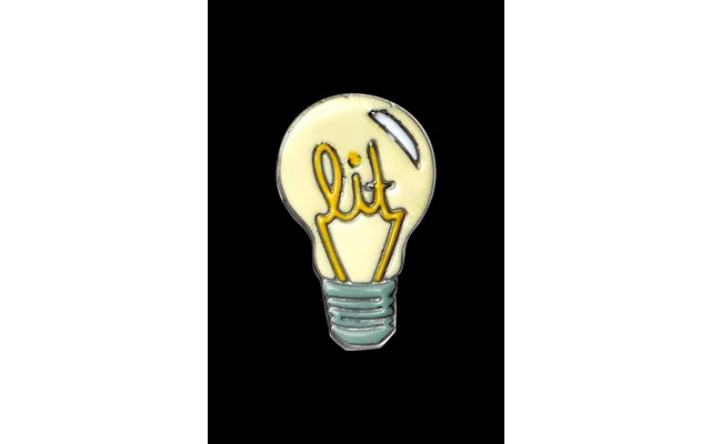 Lite Bulb Enamel Pin
