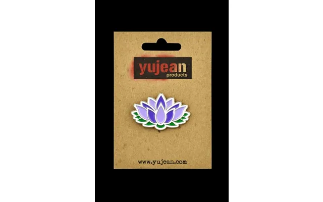 Lotus Flower Enamel Lapel Pin