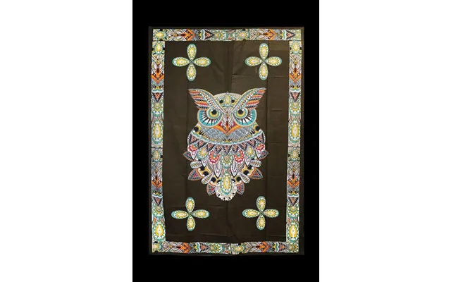Multi Color Owl Tapestry