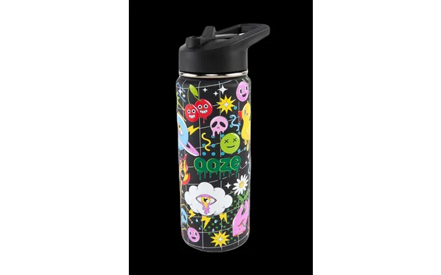Ooze Stainless Steel 18oz Water Bottle With Straw