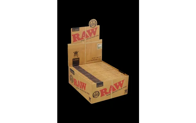 Raw Classic Kingsize Wide Or Slim Rolling Papers - 50 Pack
