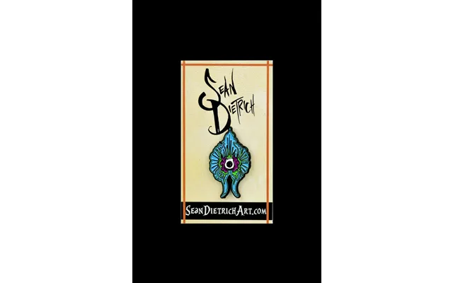 Sean Dietrich Blue Orchid Enamel Hat Pin