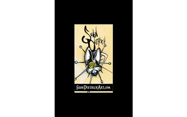Sean Dietrich White Rabbit Enamel Hat Pin