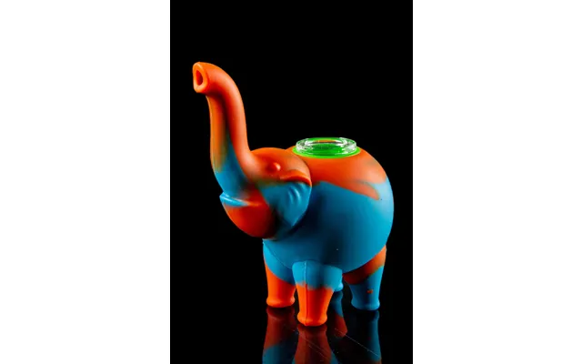 Silicone Elephant Bubbler Pipe - Ellie