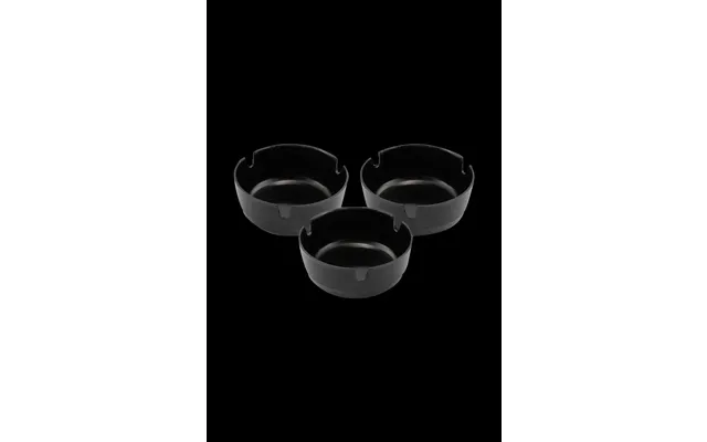 Small Plastic Ashtrays - 3 Pack