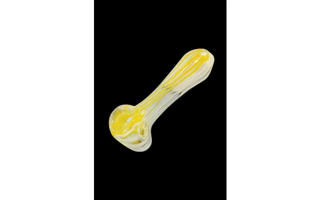 Small Striped Glass Spoon Pipe