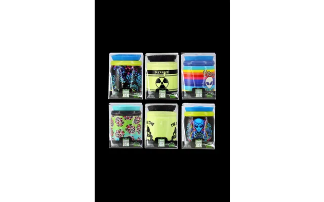 Smokezilla Smellproof Ceramic Storage Jars - 6 Pack