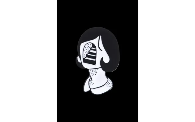 Stairface Enamel Pin