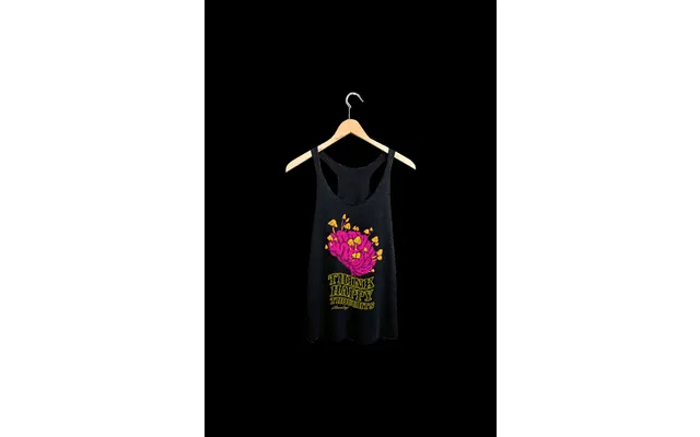 Stonerdays Think Happy Thoughts Racerback Tank Top