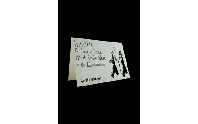 Stonerdays Wanted Partner In Crime Hemp Cards