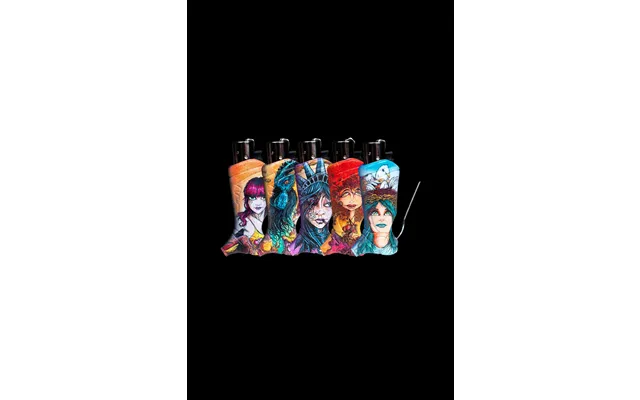Toker Poker Lady Liberty & Friends Clipper Lighter Sleeve