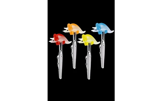 Triceratops Glass Memo Clip - 4 Pack