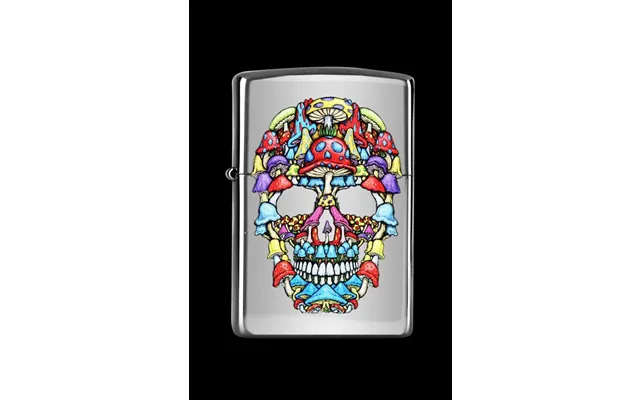 Zippo Lighter - Death To Self Shroom Skull