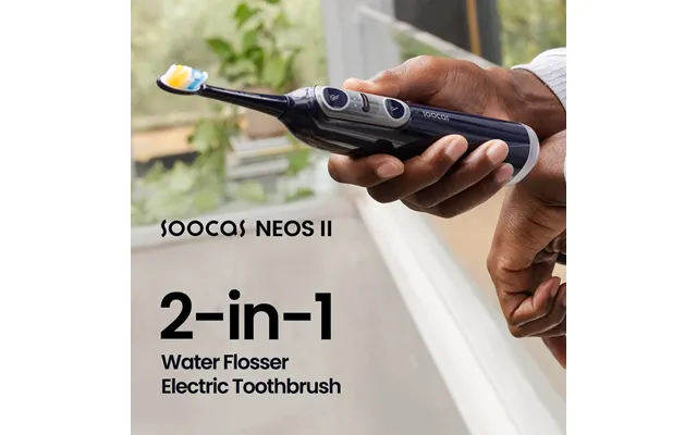 Soocas Neos Ii 2-in-1 Electric Toothbrush With Water Flosser-dark Violet