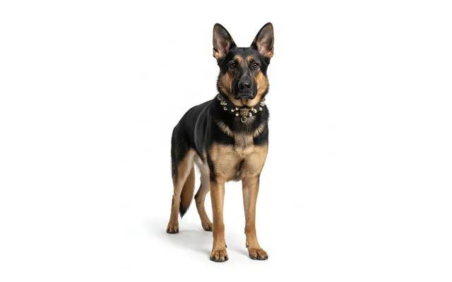Guardian Kings Studded Collar For German Shepherd - L