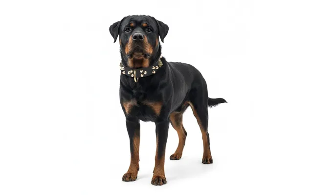 Warlord Studded Collar For Rottweiler - L