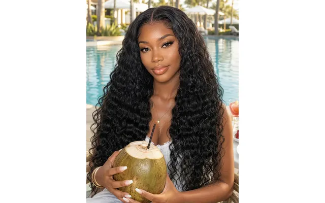 Sunber Hair 13x4 Pre Everything Water Wave With Deep Ends With Invisi Drawstring - 13x4 Lace-no Slip 16