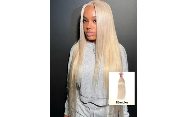 Sunber Hair Hair 613 Blonde Virgin Human Hair Extension Bundles 10-24 Inch 1pcs Straight Hair - 100% Human Hair 10