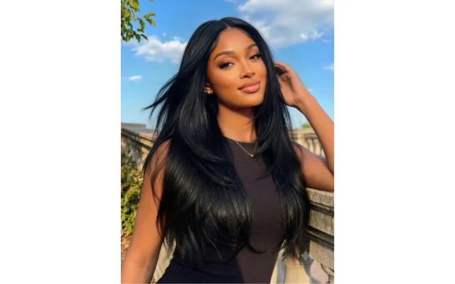 Sunber Hair Yaki Straight 7x5 Glueless Lace Wig With Elastic Drawstring -pull And Go & Bleach Knots & Pre-cut - 7x5 Lace
