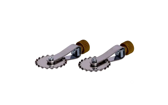 2 Stainless Steel Fluted Spare Wheels