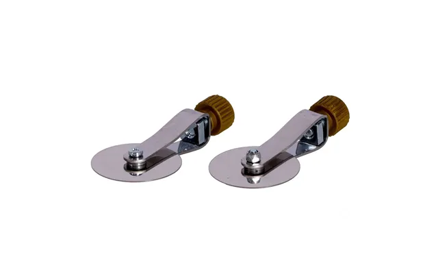 2 Stainless Steel Straight Spare Wheels