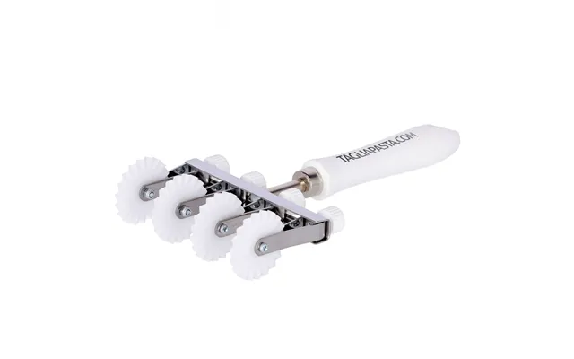 Adjustable Pasta Cutter With 4 Serrated Plastic Wheels