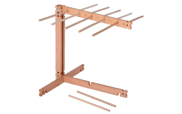 Beech Wood Fresh Pasta Drying Rack. With Foldable Double Rack