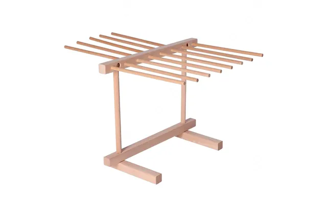Beech Wood Fresh Pasta Drying Rack. With Foldable Double Rack