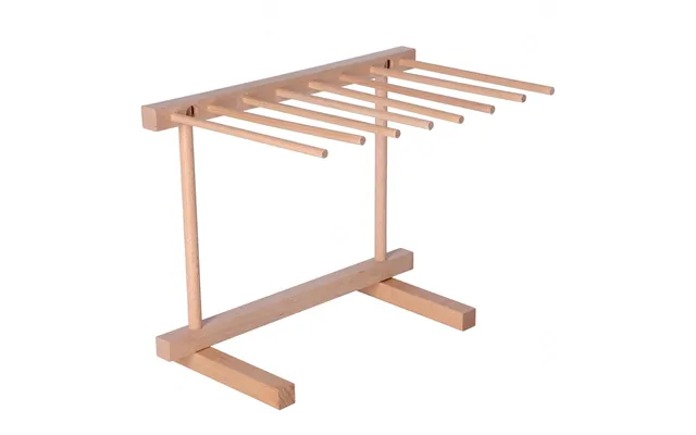 Beech Wood Fresh Pasta Drying Rack. With Foldable Single Rack
