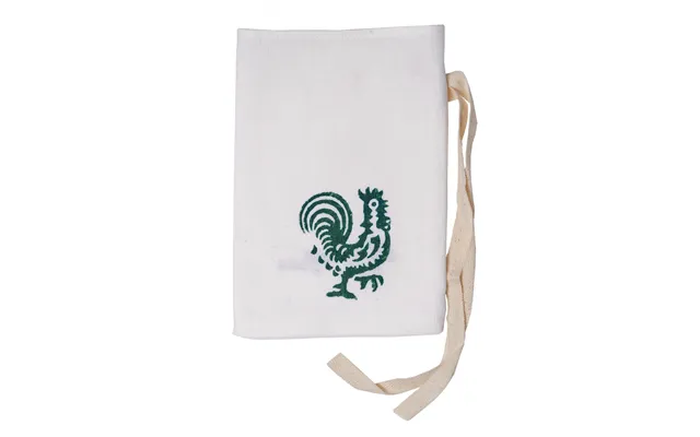 Cotton-linen Bag With Green Romagna Prints. Measures 10x25 Cm