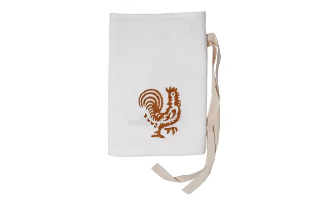 Cotton-linen Bag With Rust Romagna Prints. Measures 12x18 Cm