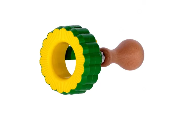 Daisy Shaped Food Safe Pom Plastic Stamp With Spring Loaded Ejector For Cutting Ravioli Â Diameter 90 Mm
