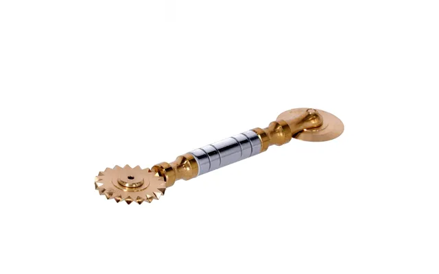 Double Brass Cutter Wheel With Toothed Blade And Smooth Blade