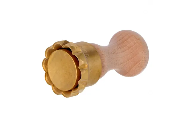 Flower Shaped Brass Stamp With Automatic Ejector For Cutting Ravioli - Diameter 50 Mm
