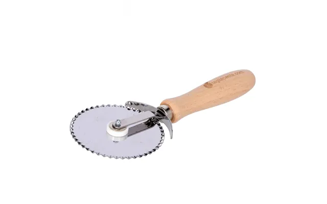 Pizza, Cookies And Pies Cutter With Toothed Stainless Steel Blade - 88mm