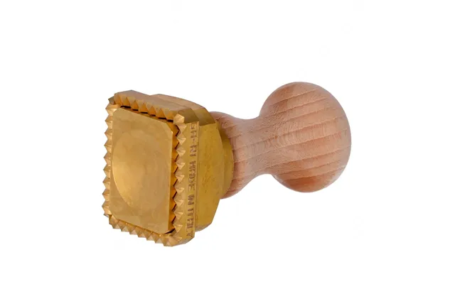 Rectangular Shaped Brass Stamp With Automatic Ejector For Cutting Ravioli - Measures 45x55 Mm