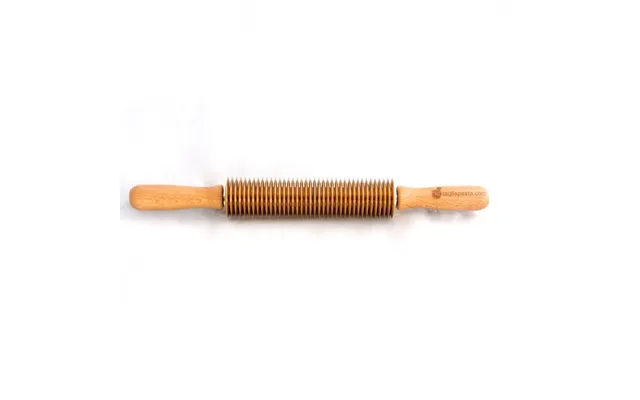 Rolling Pastry Cutter With Brass Blades For Making Tagliatelle - Spaghetti & Pappardelle