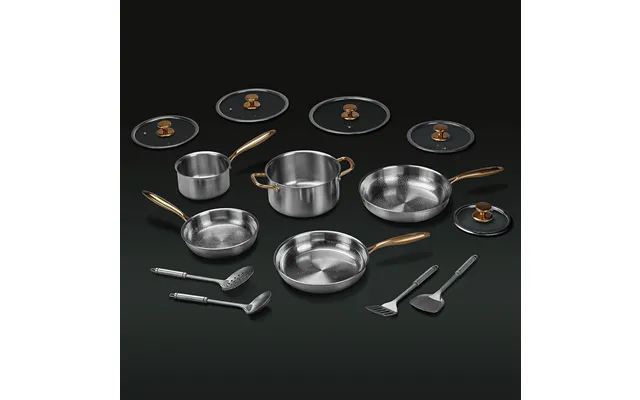 Complete Classic Titanium Cookware Set 14 Piece - Special Offer