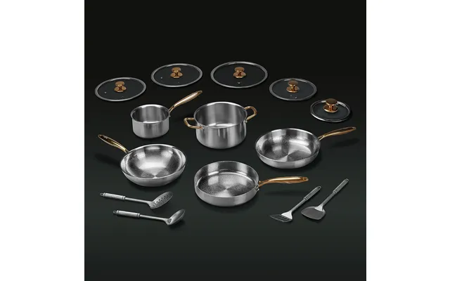 Complete Signature Titanium Cookware Set 14 Piece